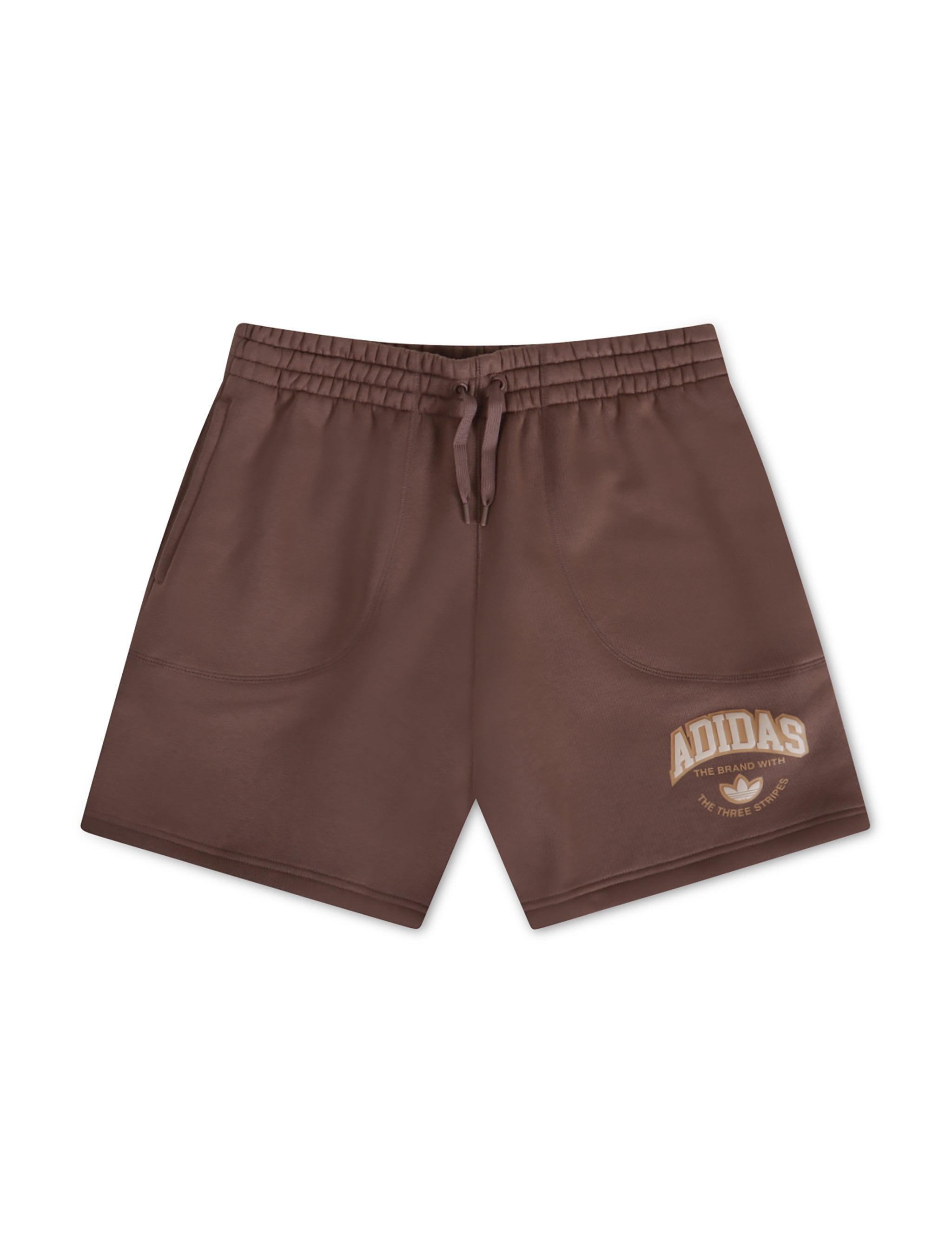 Adidas Mens Vrct Shorts - Brown by Denim Exchange