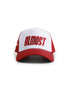 Almost Someday Warp Snapback - Red by Denim Exchange