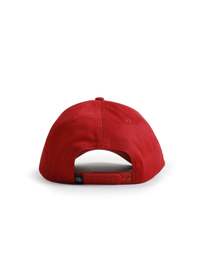 Almost Someday Warp Snapback - Red by Denim Exchange