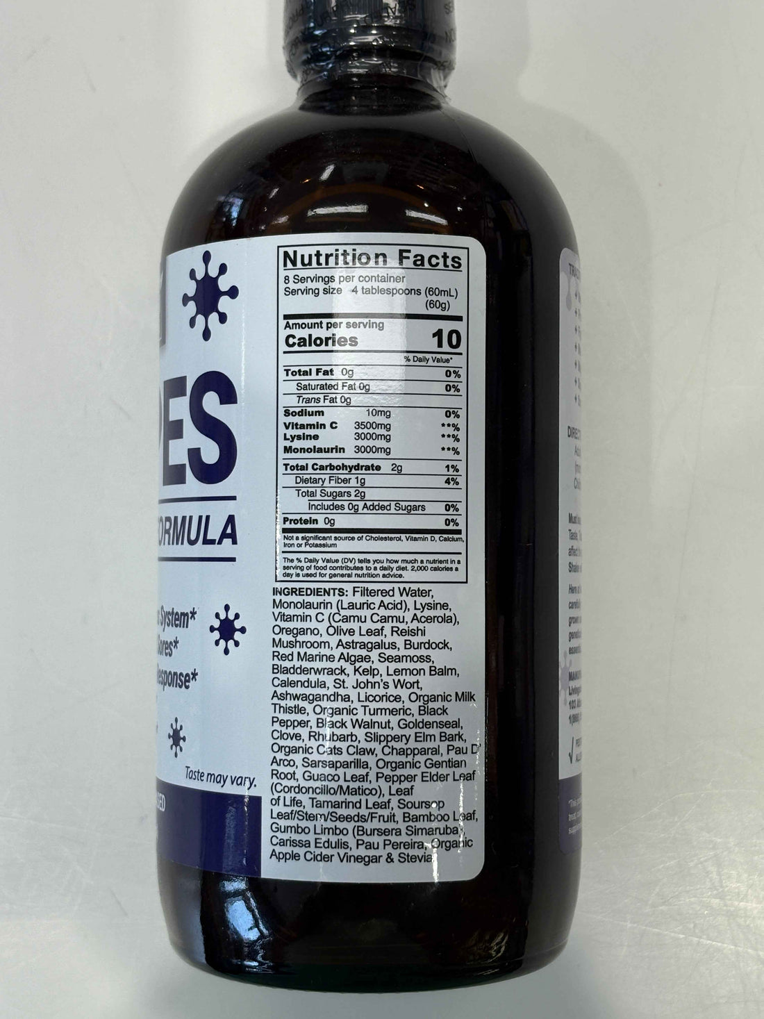 Natural Herpes Immune Support Formula – 16 fl oz by Livingston Naturals