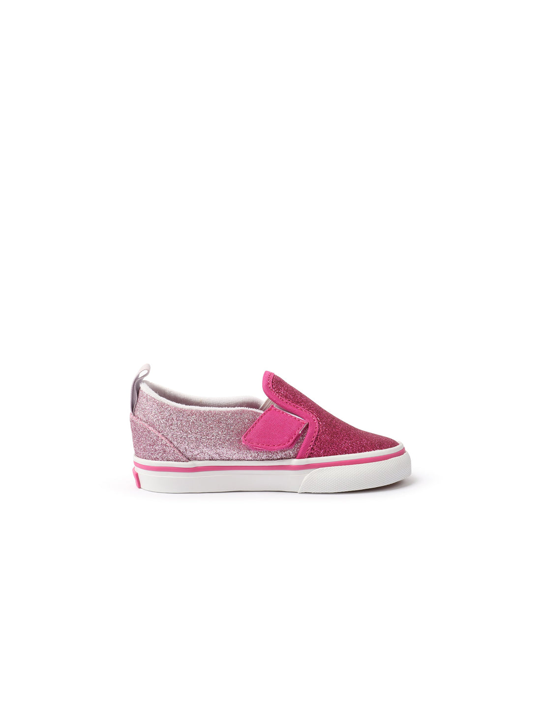 Vans (PS) Classic Slip On - Glitter Raspberry by Denim Exchange