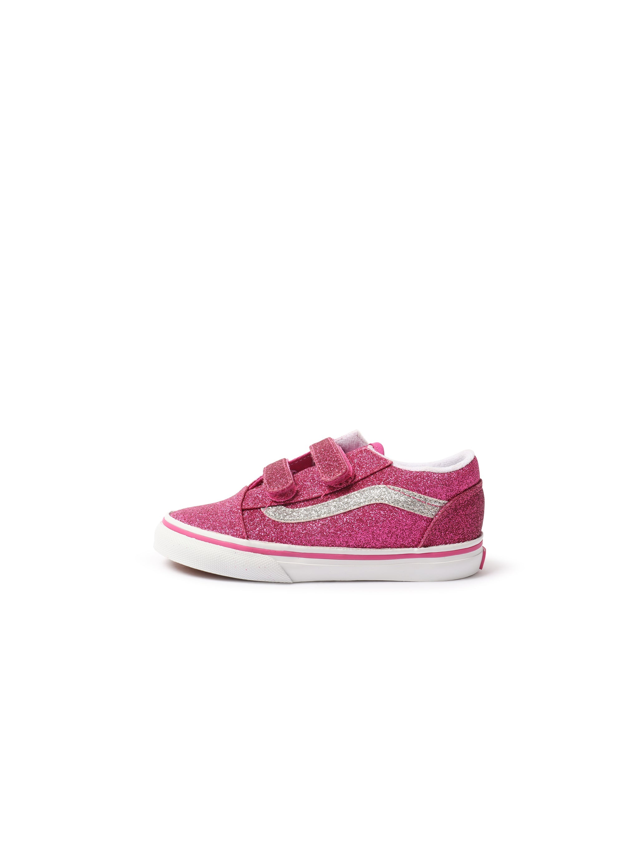 Vans (TD) Old Skool V - Glitter Raspberry by Denim Exchange