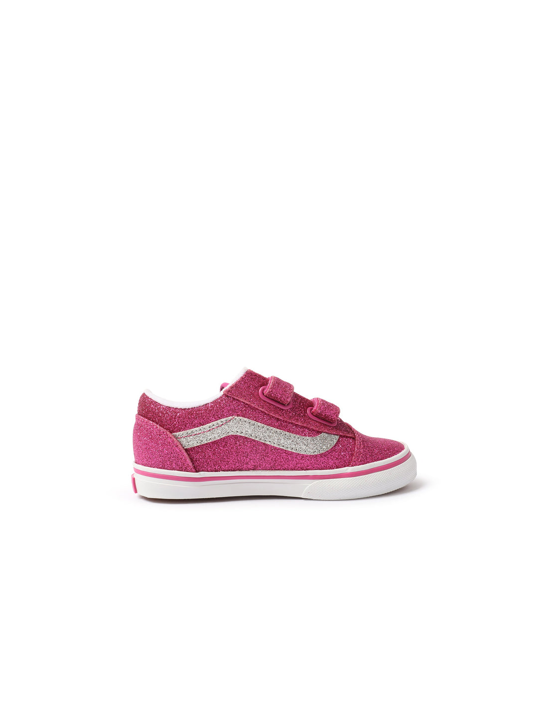 Vans (TD) Old Skool V - Glitter Raspberry by Denim Exchange