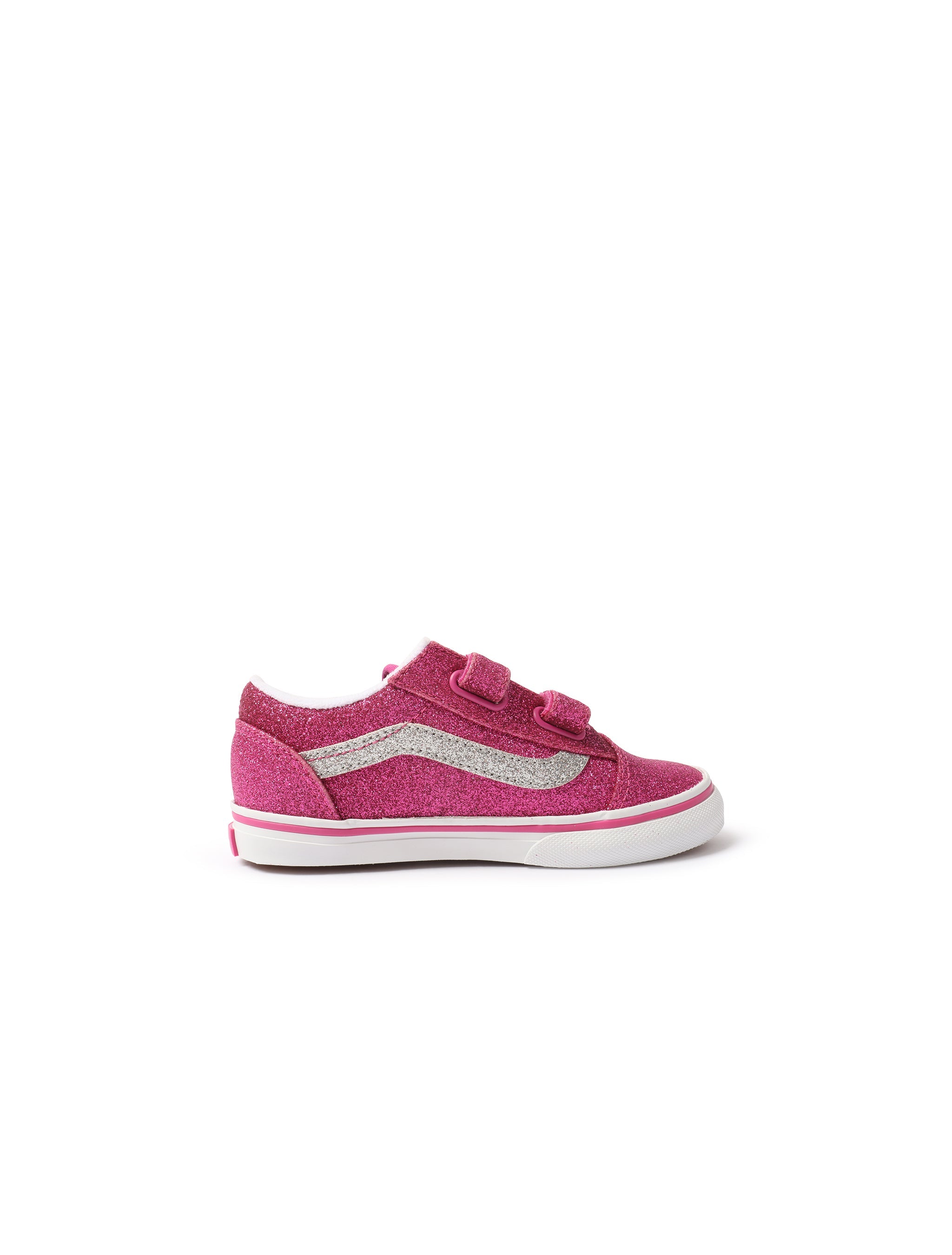 Vans (TD) Old Skool V - Glitter Raspberry by Denim Exchange