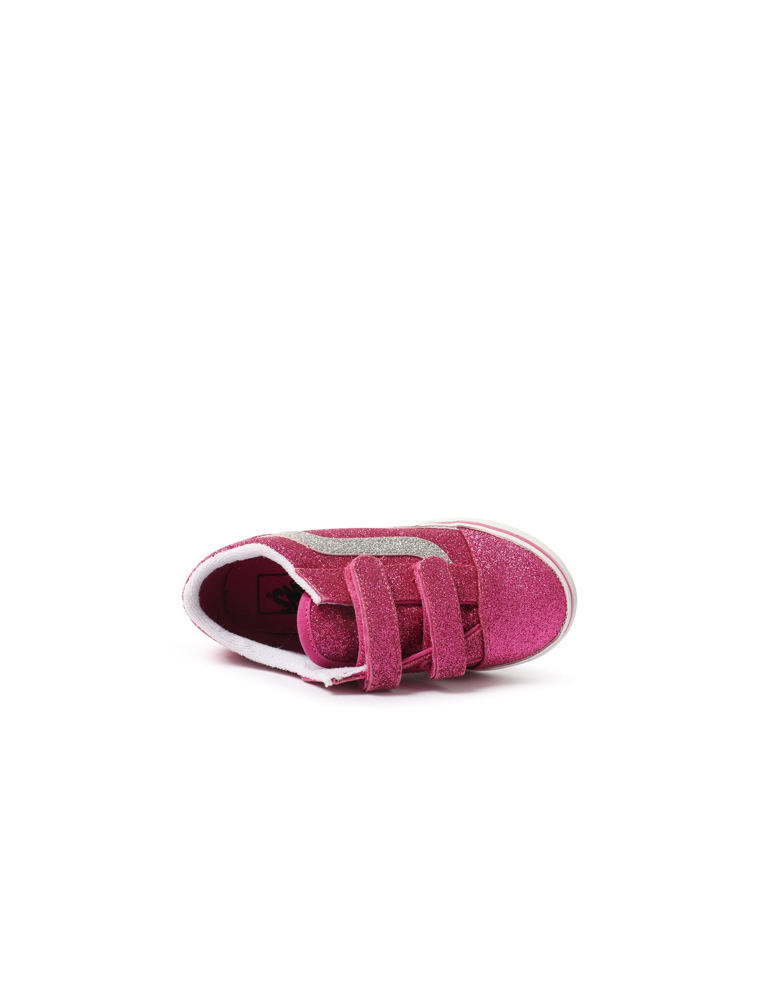 Vans (TD) Old Skool V - Glitter Raspberry by Denim Exchange