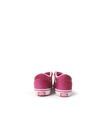 Vans (TD) Old Skool V - Glitter Raspberry by Denim Exchange