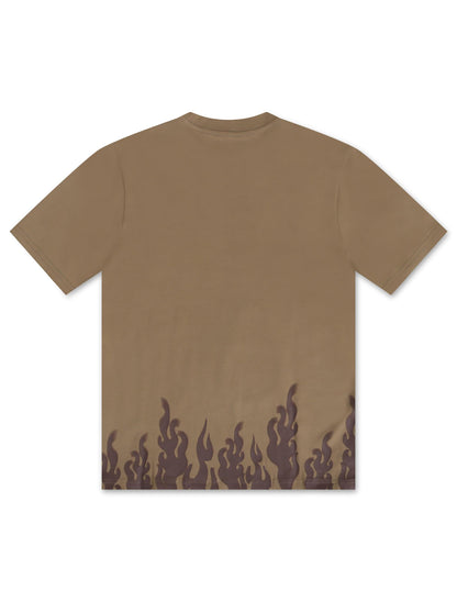 Bkys Rockstar Oversized Tee - Brown by Denim Exchange