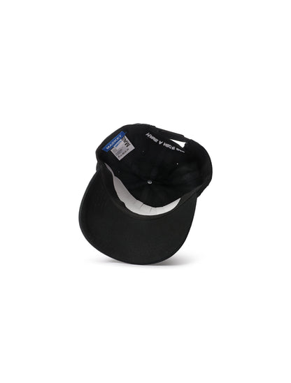 Market Studios Badge 6 Panel Hat - Black by Denim Exchange