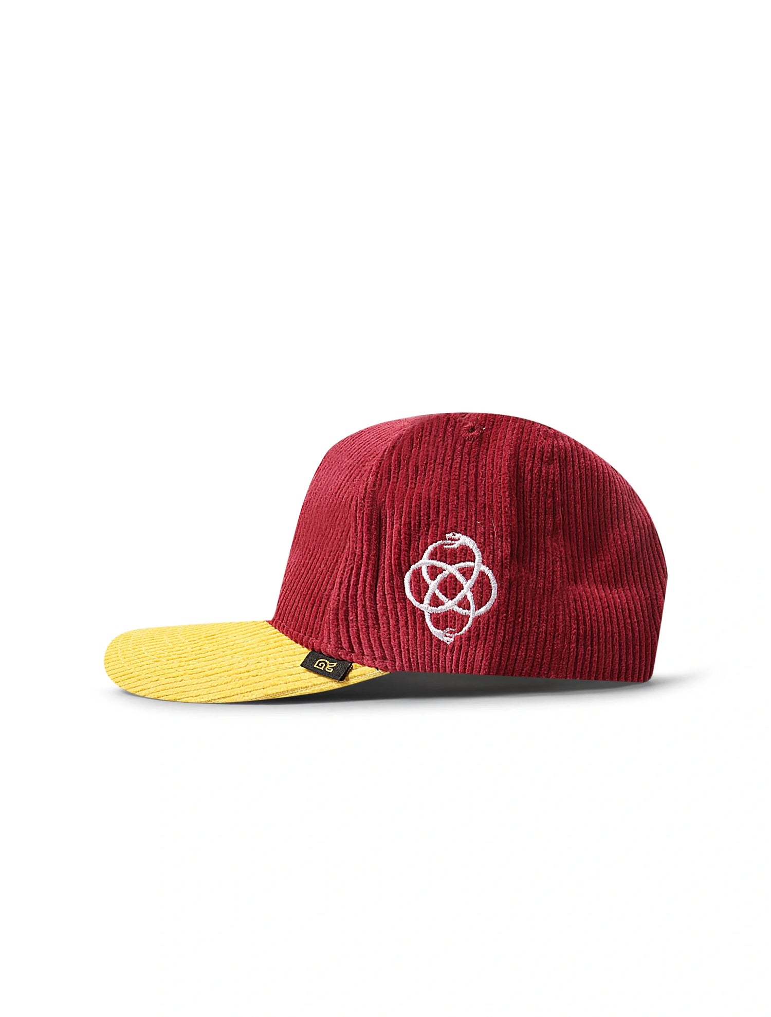 Reference Paradise La Corduroy Hat - Burgundy/Yellow by Denim Exchange