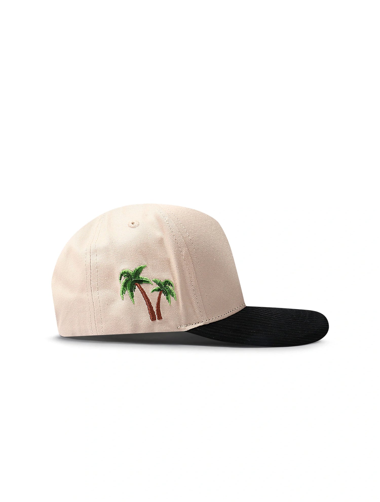 Reference Paradise La Crystals Hat - Cream/Black Corduroy by Denim Exchange
