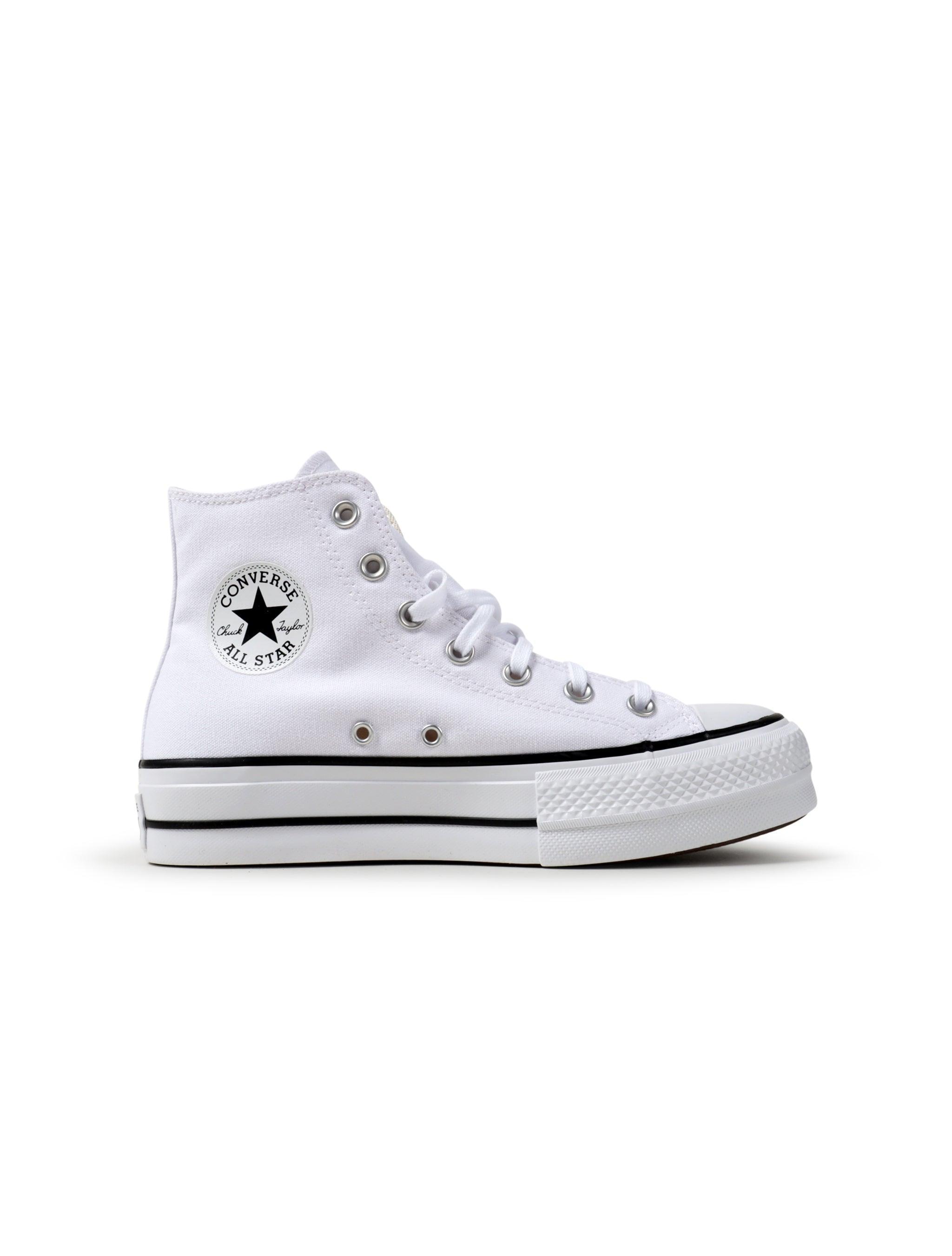 Converse Womens Chuck Taylor All Star Hi Lift Platform - White by Denim Exchange