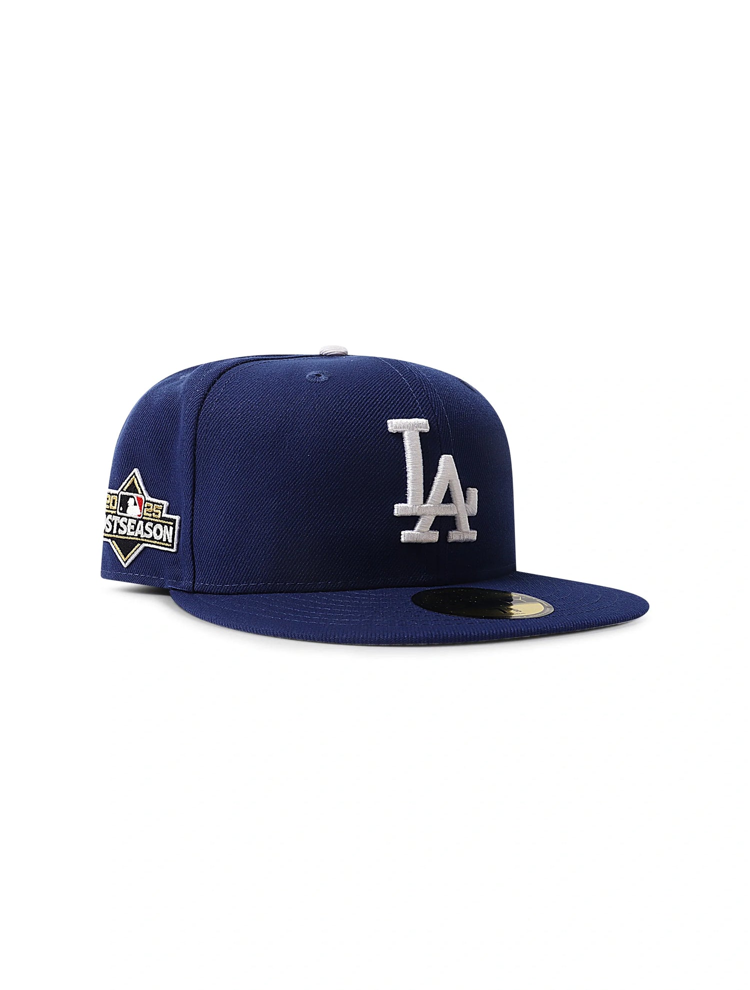 New Era 5950 LA Dodgers Post Season 2025 Fitted Hat - Blue by Denim Exchange