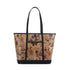 The Standard : Large Floral Kraft Paper Vegan Leather Tote by Doshi FCSA