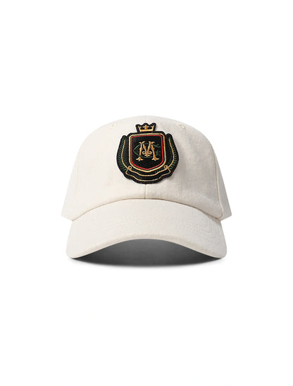 Malbon Crest Dad Hat - Canvas by Denim Exchange