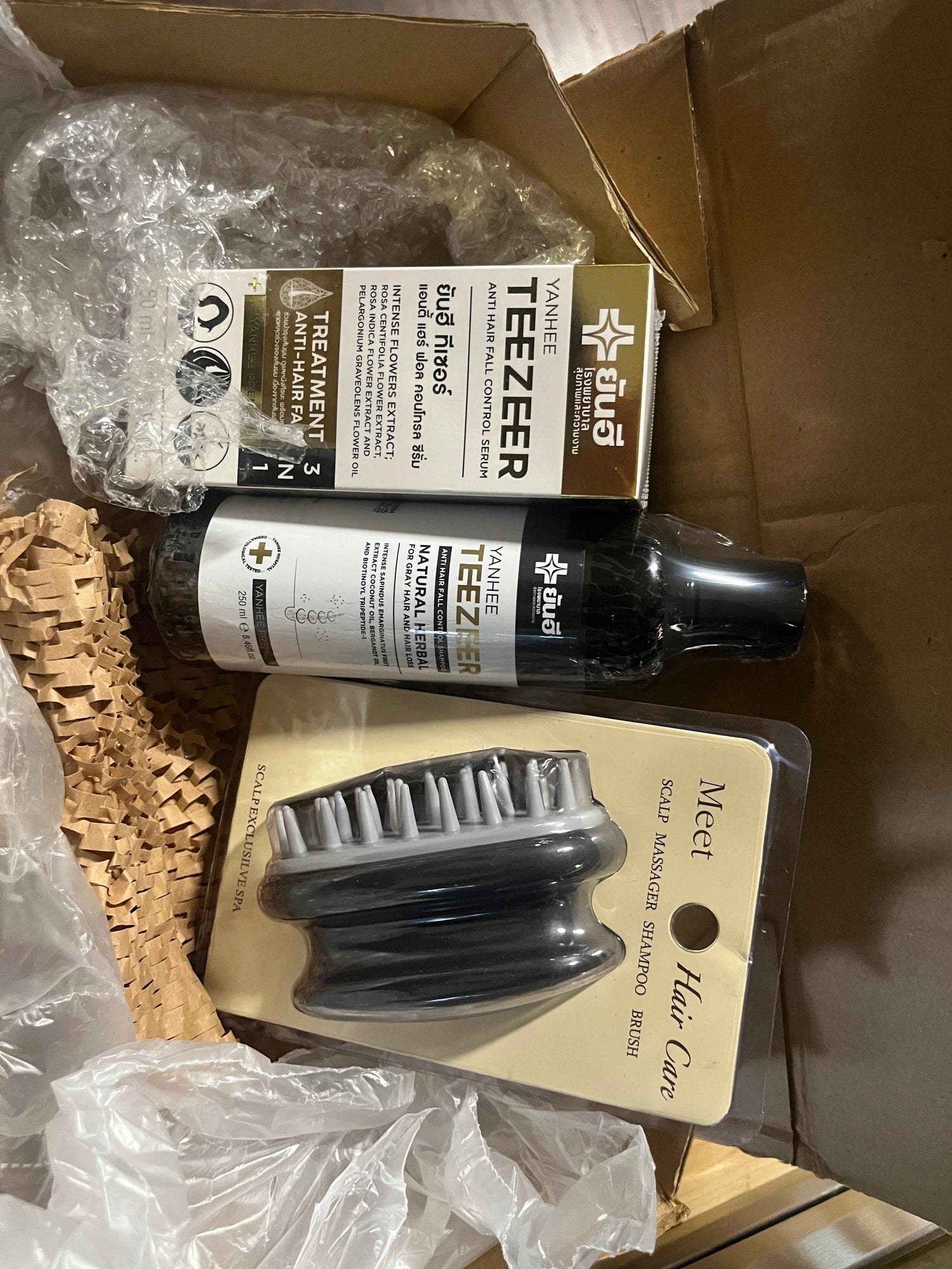 Yanhee Teezeer Shampoo 200 ml and Teezeer Serum Anti Hair Fall Control Serum 60 ml