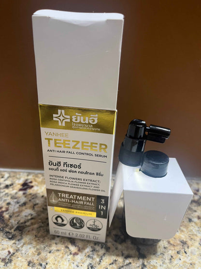 Yanhee Teezeer Shampoo 200 ml and Teezeer Serum Anti Hair Fall Control Serum 60 ml
