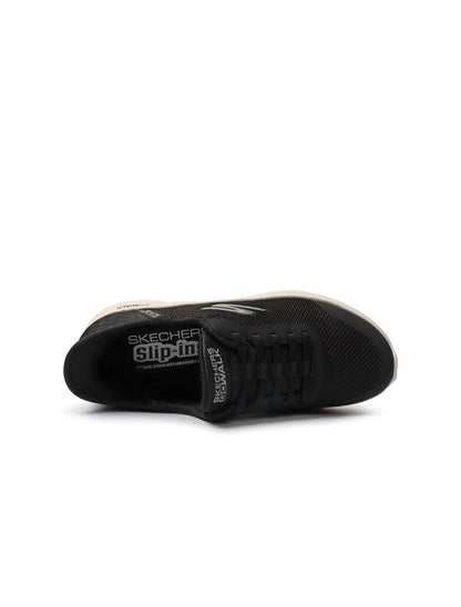 Skechers Womens Go Walk Flex Grand Entry - Black/White by Denim Exchange