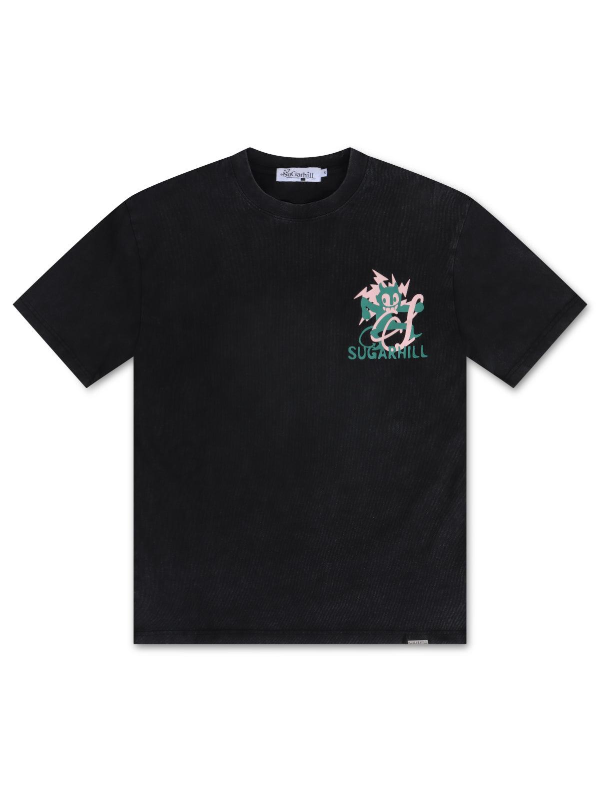 Sugarhill Judgement Day Tee - Black Vintage by Denim Exchange