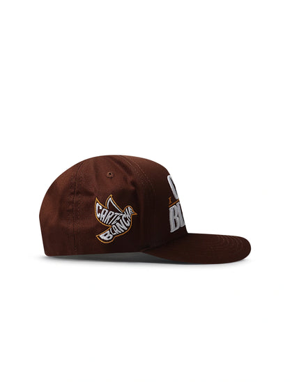 Carte Blanche The Classic Snapback - Chocolate by Denim Exchange