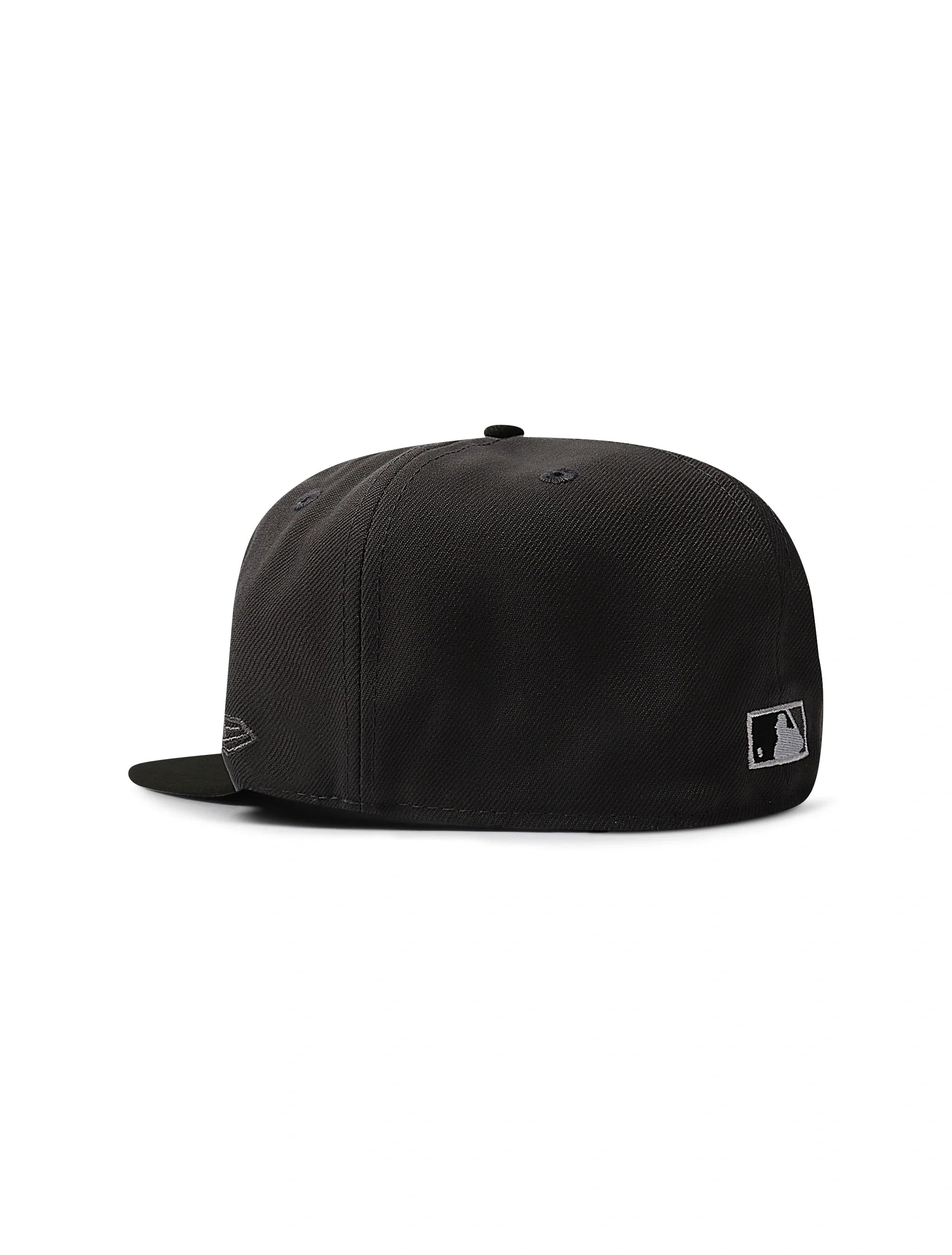New Era 5950 Dodgers 40th Anniversary Patch Hat - Charcoal by Denim Exchange