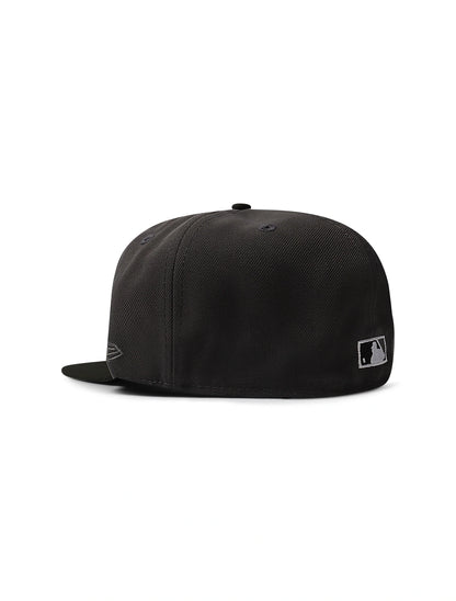 New Era 5950 Dodgers 40th Anniversary Patch Hat - Charcoal by Denim Exchange