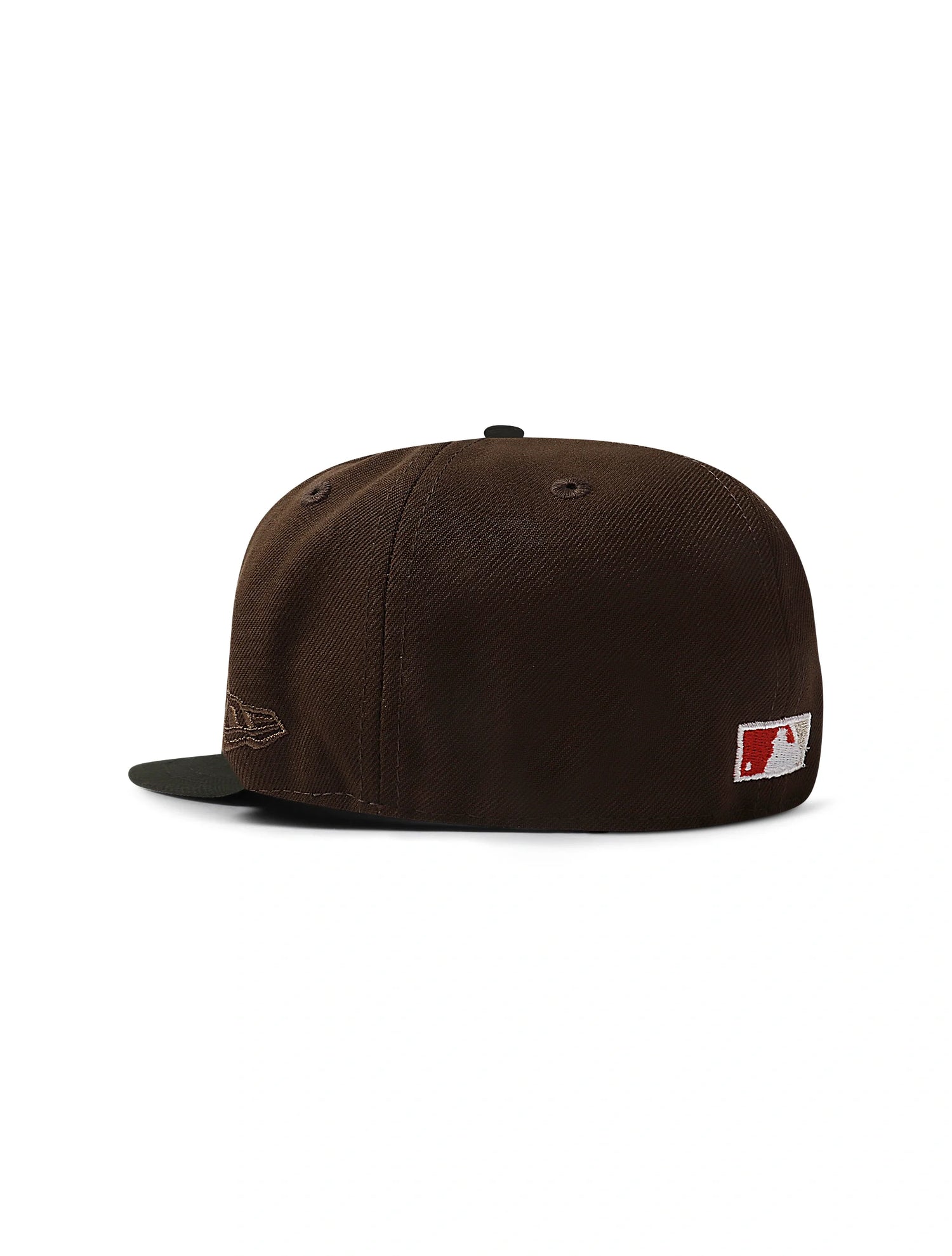 New Era 5950 Dodgers Glow in the Dark Hat - Brown/Black by Denim Exchange