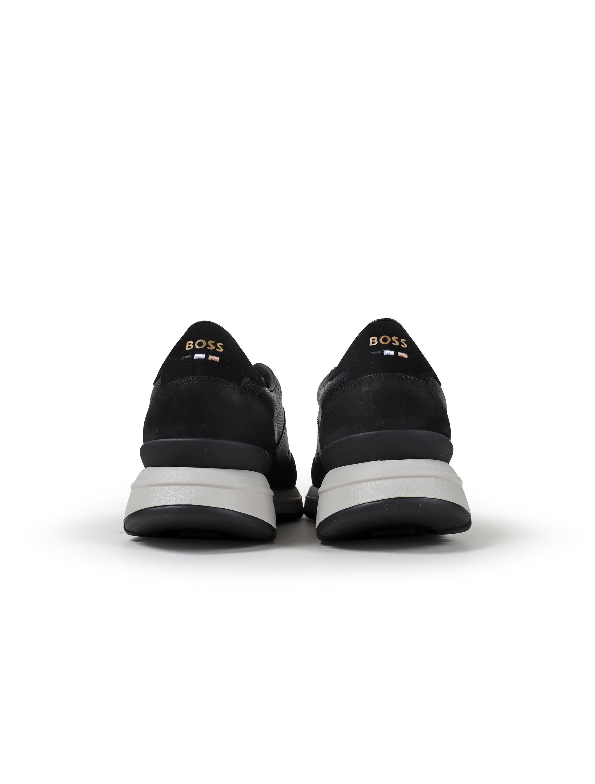 Hugo Boss Mens Jace Runn Shoes - Black by Denim Exchange