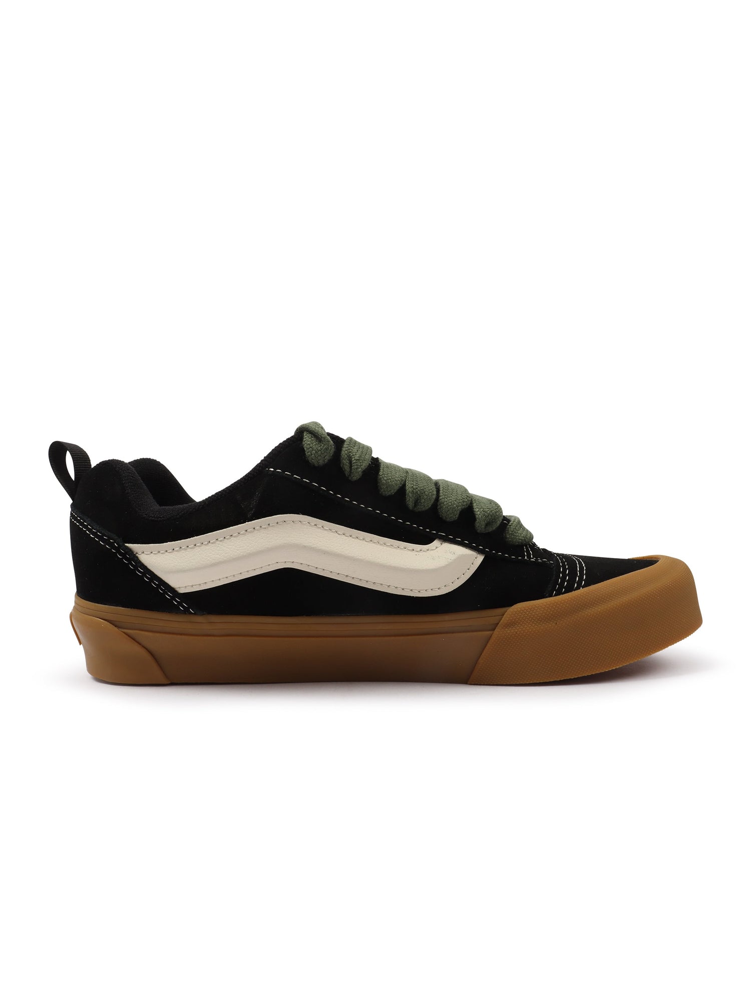 Vans Mens Knu School - Pop Black/Green by Denim Exchange