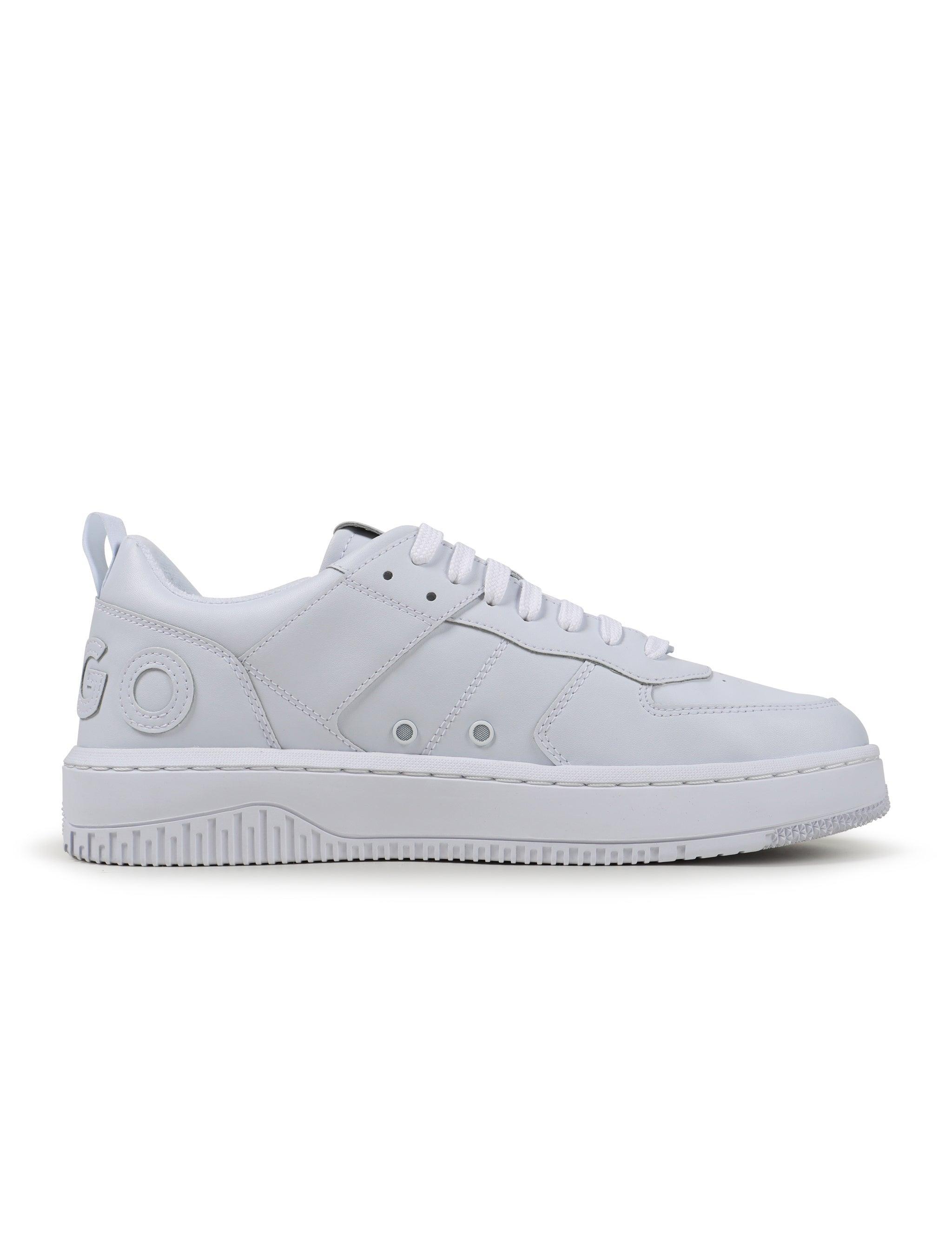 Hugo Boss Mens Kilian Tenn Shoes - White by Denim Exchange