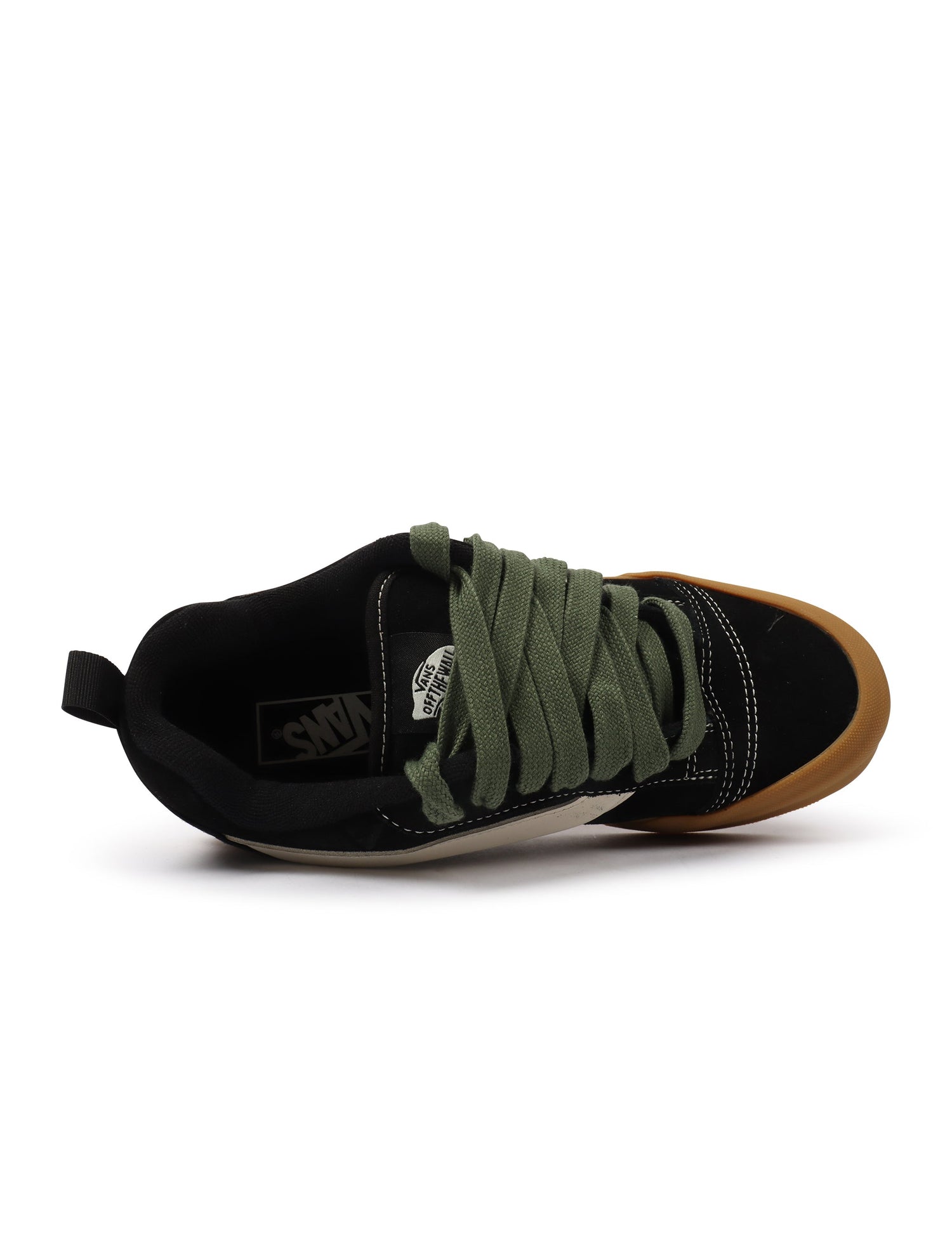 Vans Mens Knu School - Pop Black/Green by Denim Exchange