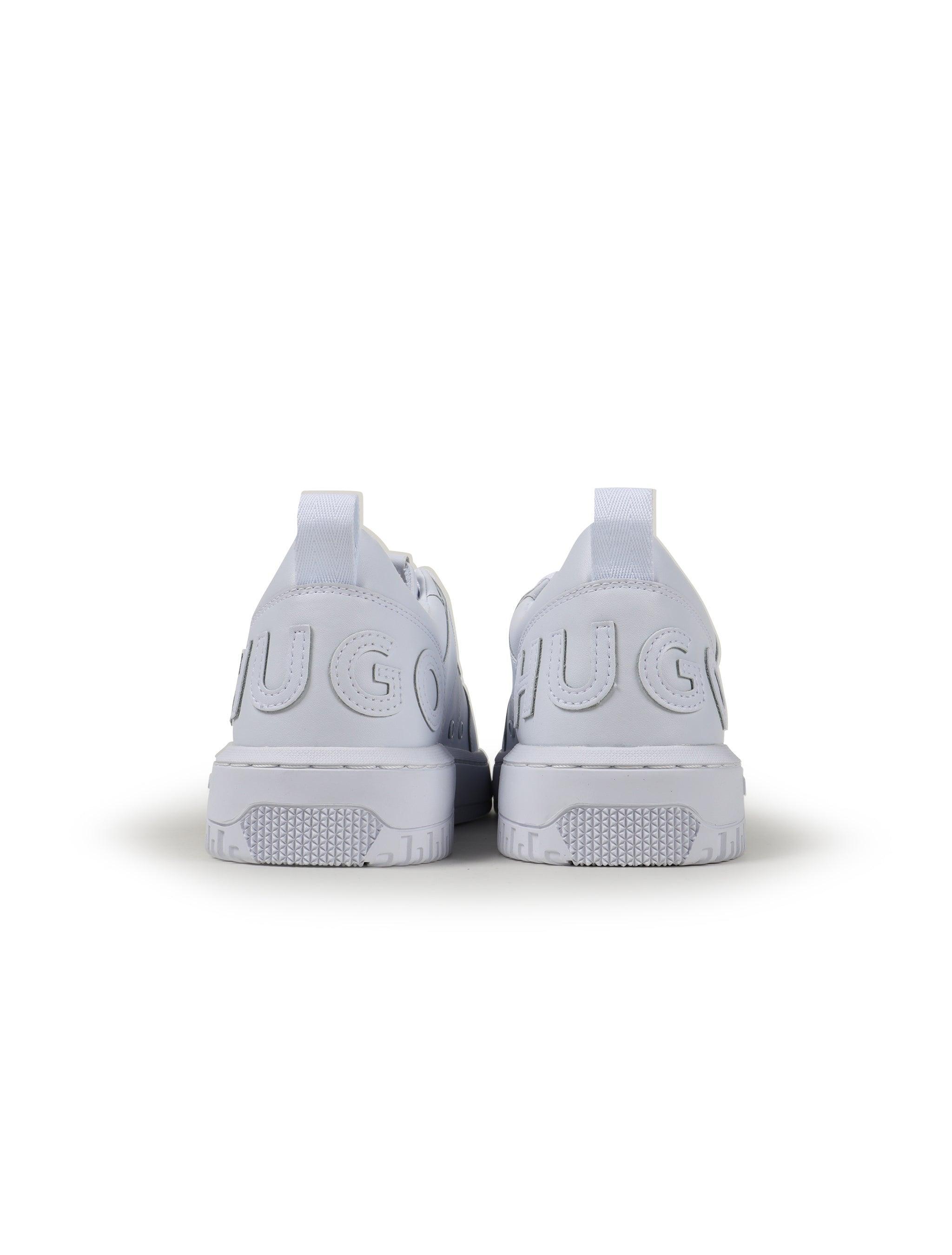 Hugo Boss Mens Kilian Tenn Shoes - White by Denim Exchange