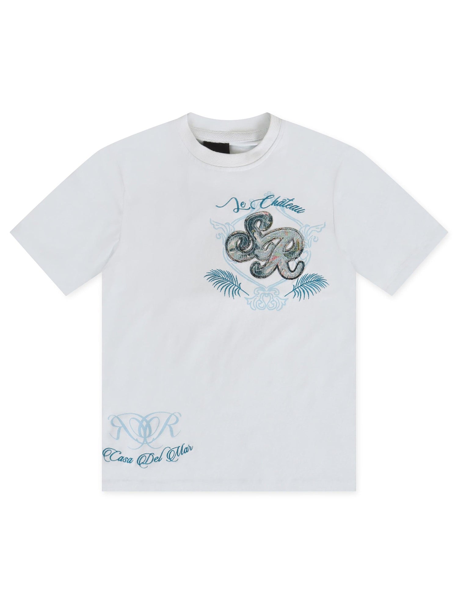 Smoke Rise Tapestry SS Tee - Blue by Denim Exchange