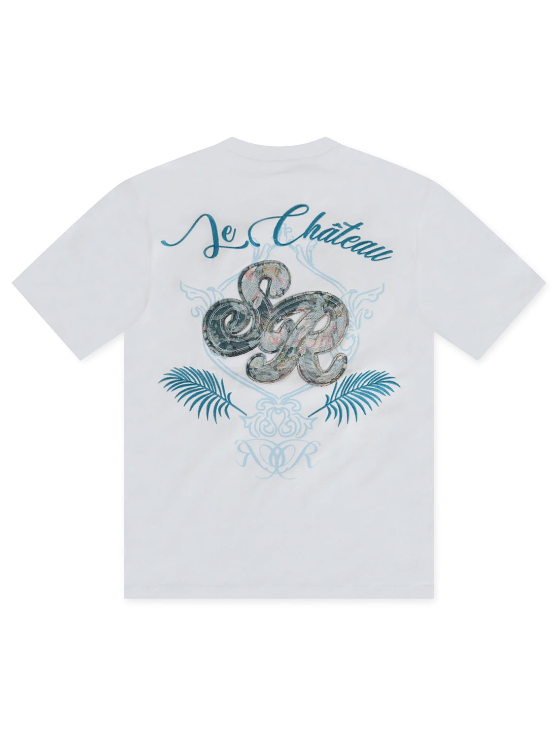 Smoke Rise Tapestry SS Tee - Blue by Denim Exchange
