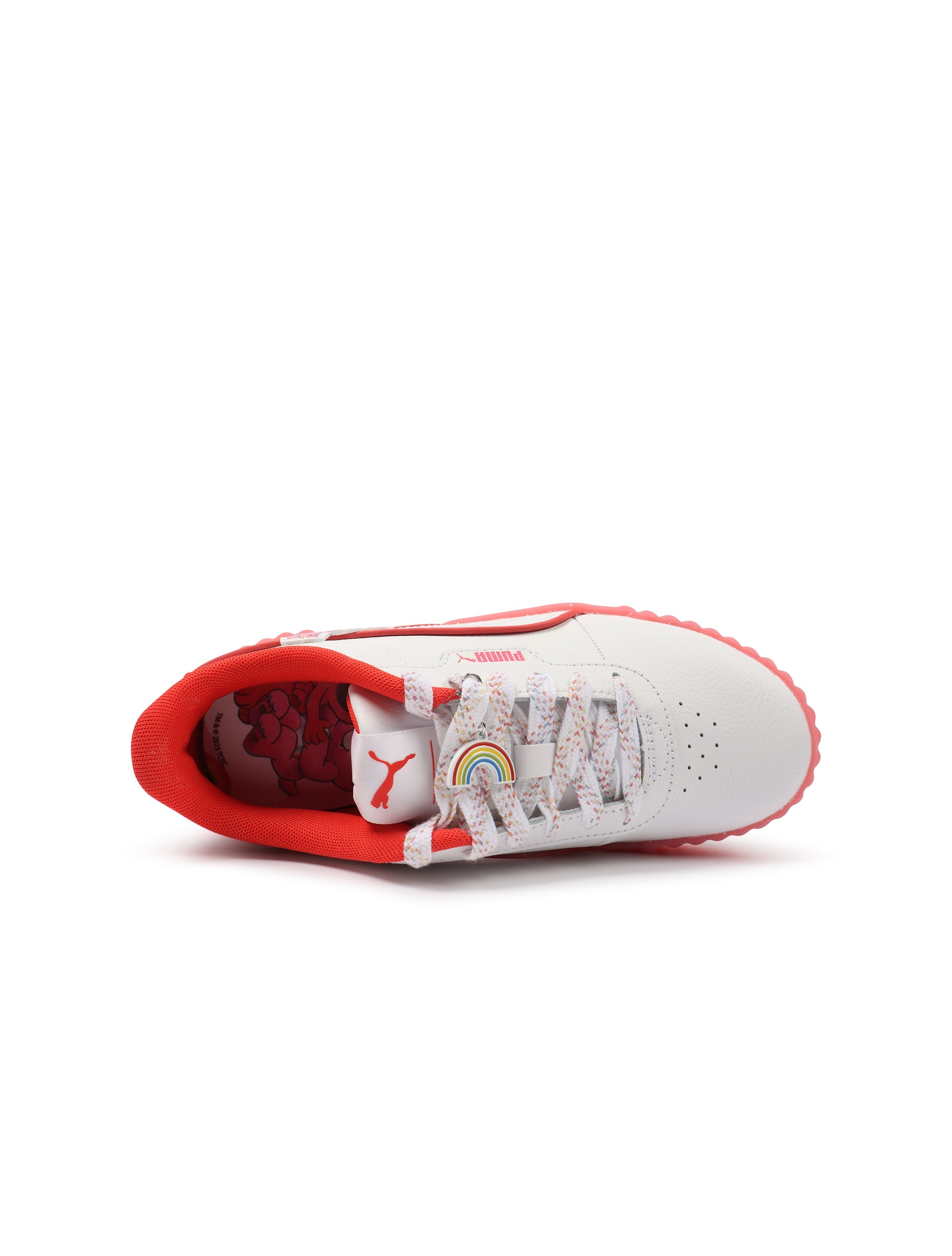 Puma Womens Carina 3.0 Care Bear SS - White/Red by Denim Exchange