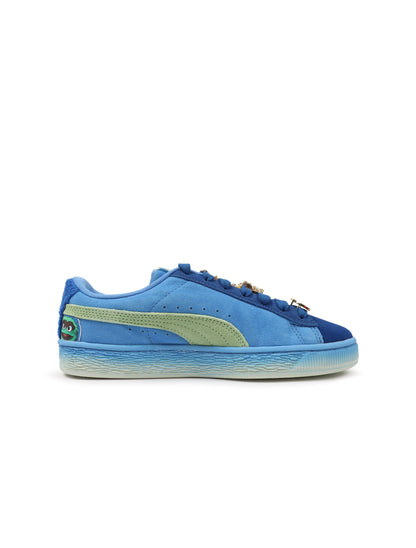 Puma Womens Basket Grumpy Grouchy - Blue/Green by Denim Exchange