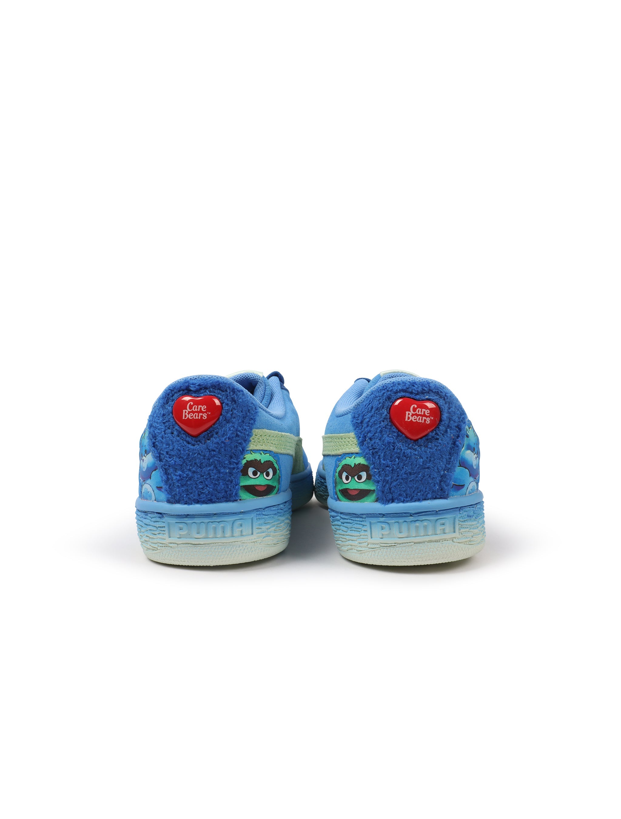 Puma Womens Basket Grumpy Grouchy - Blue/Green by Denim Exchange
