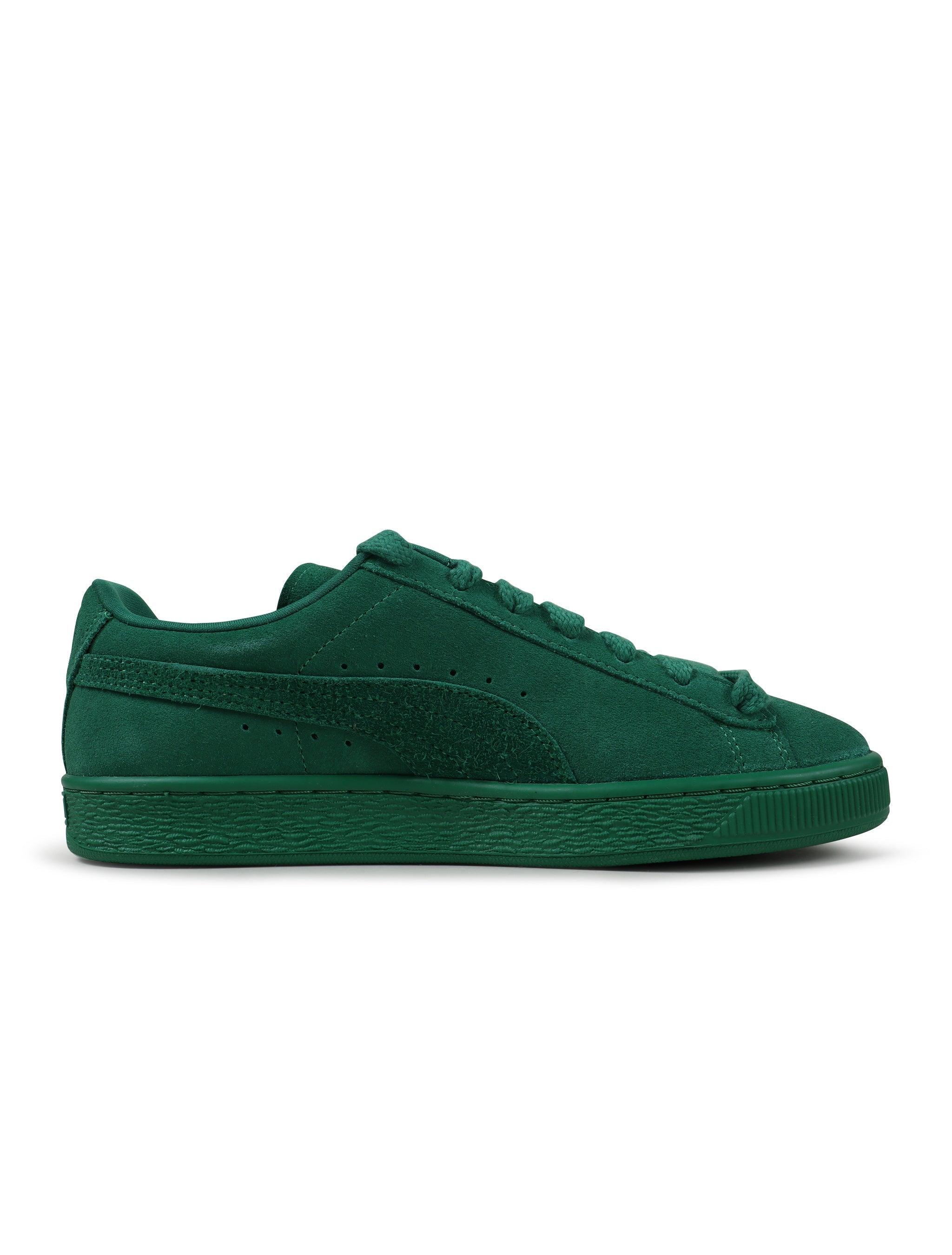 Puma Suede Love Marathon Sneaker - Green by Denim Exchange
