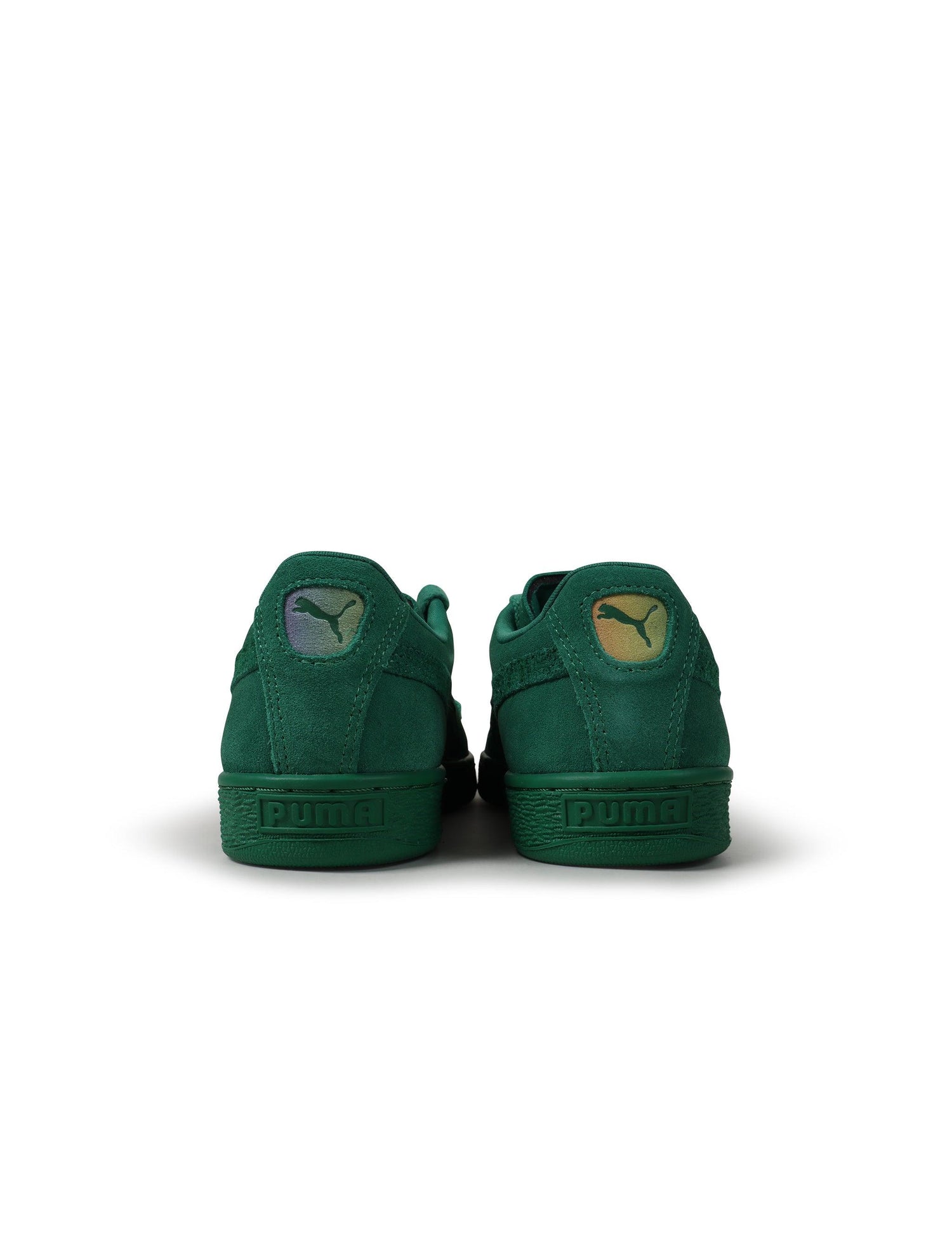 Puma Suede Love Marathon Sneaker - Green by Denim Exchange