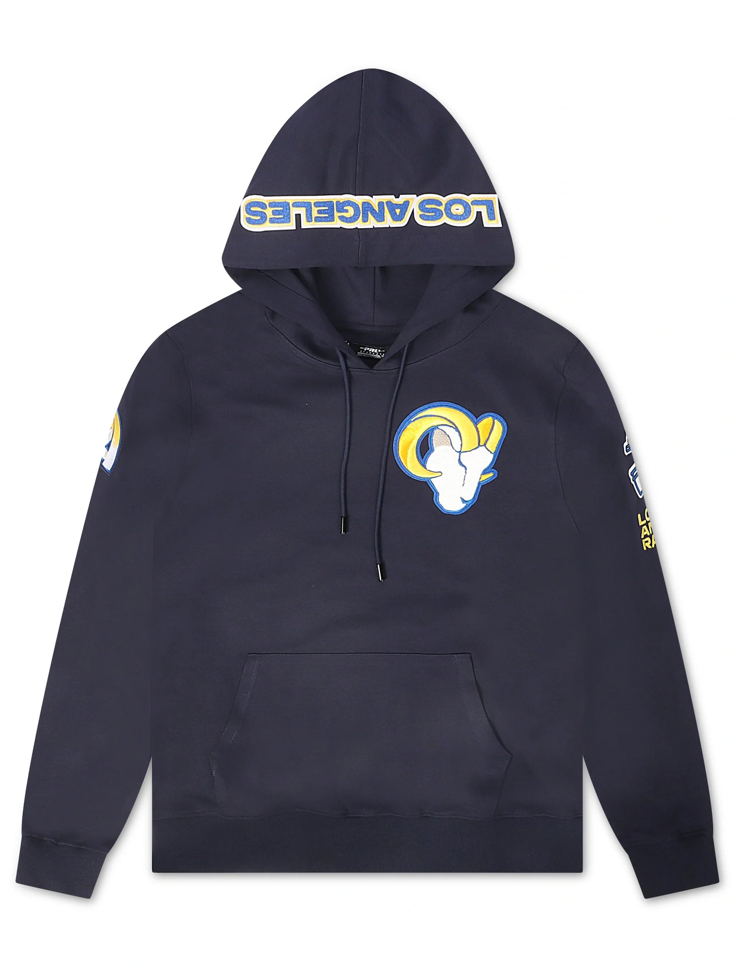 Pro Standard LA Rams Chenille Hoodie - Navy by Denim Exchange