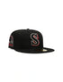 New Era 5950 Seattle Mariners 30th Anniversary Hat - Black/Red by Denim Exchange