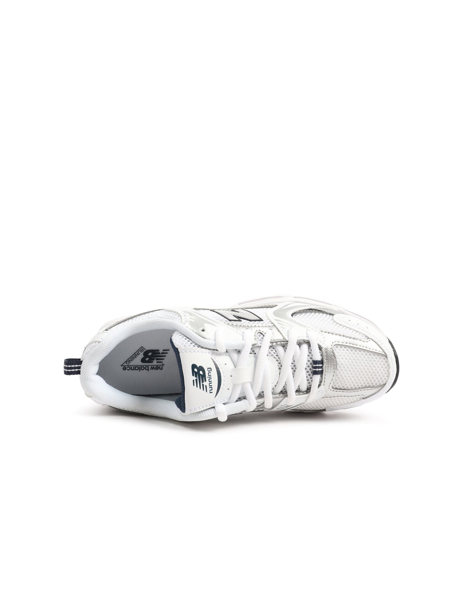 New Balance Big Kids 530 Running Shoes - White/Indigo by Denim Exchange