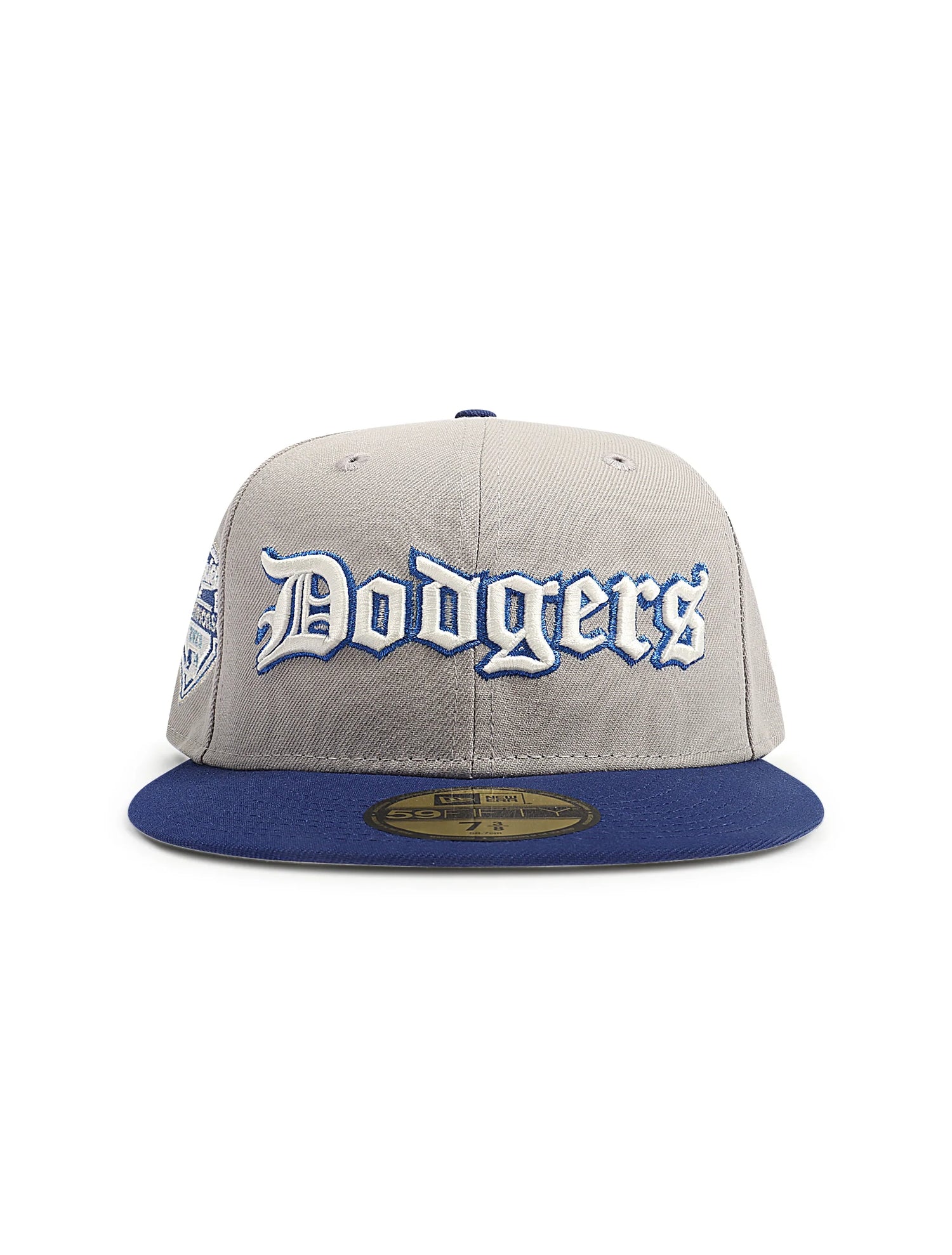 New Era 5950 Dodgers Champions Script Hat - Grey by Denim Exchange