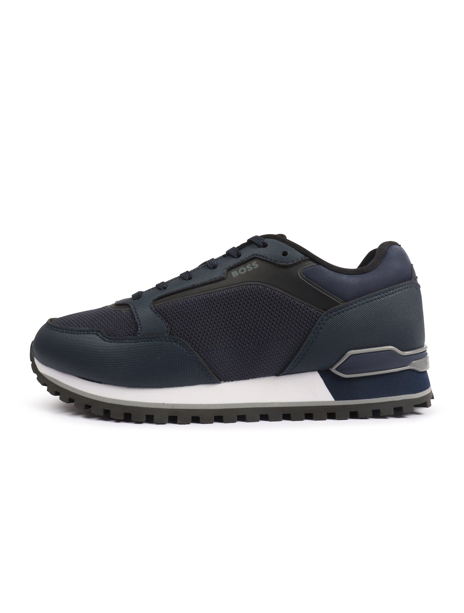 Hugo Boss Mens Parkour Runn Shoes - Dark Blue by Denim Exchange