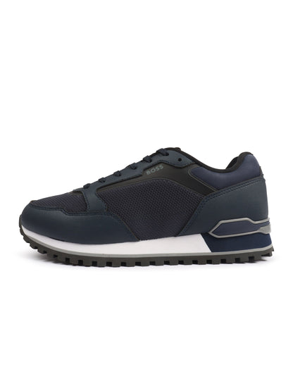 Hugo Boss Mens Parkour Runn Shoes - Dark Blue by Denim Exchange