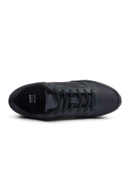 Hugo Boss Mens Parkour Runn Shoes - Dark Blue by Denim Exchange
