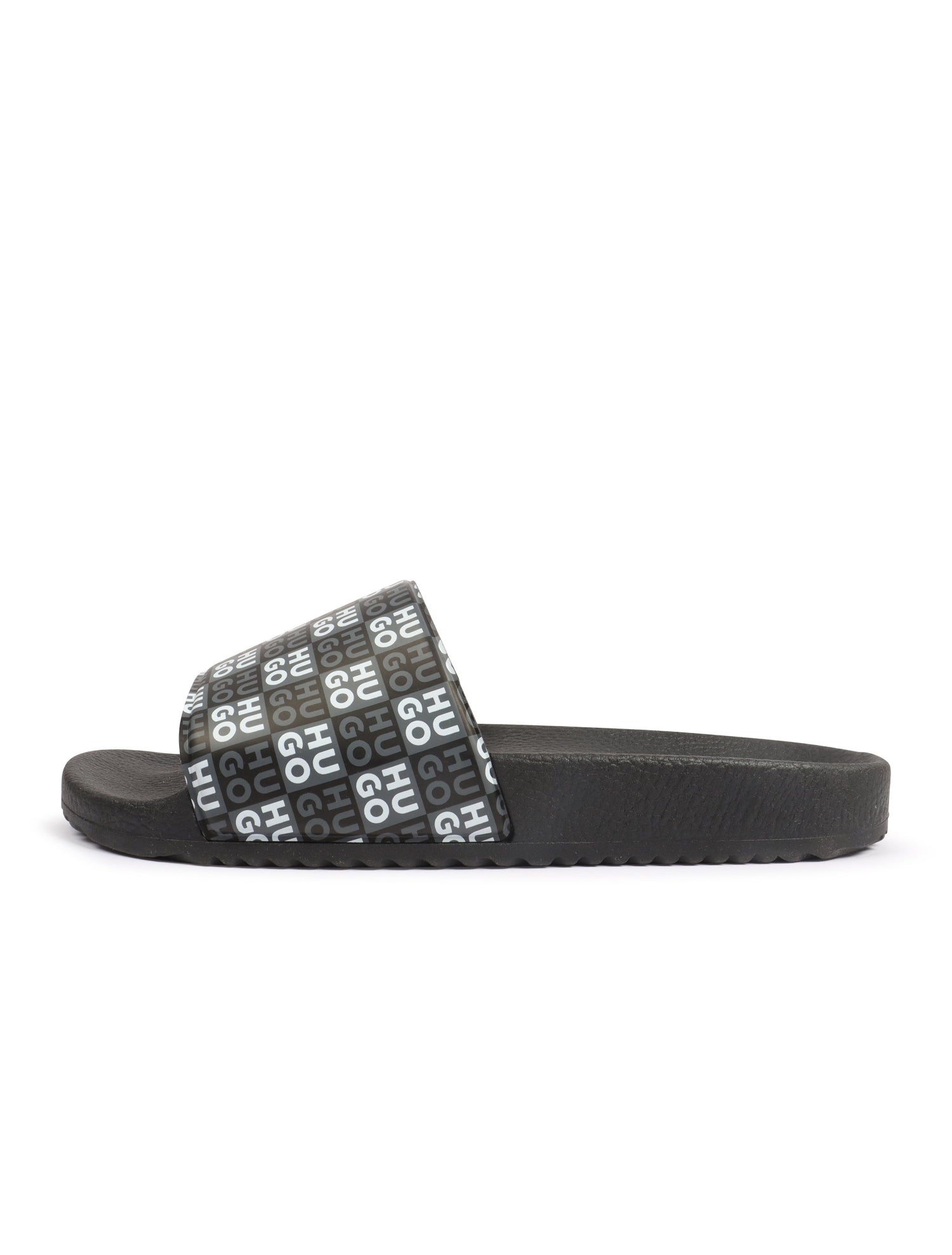 Hugo Timein Stacked Slide - Black by Denim Exchange