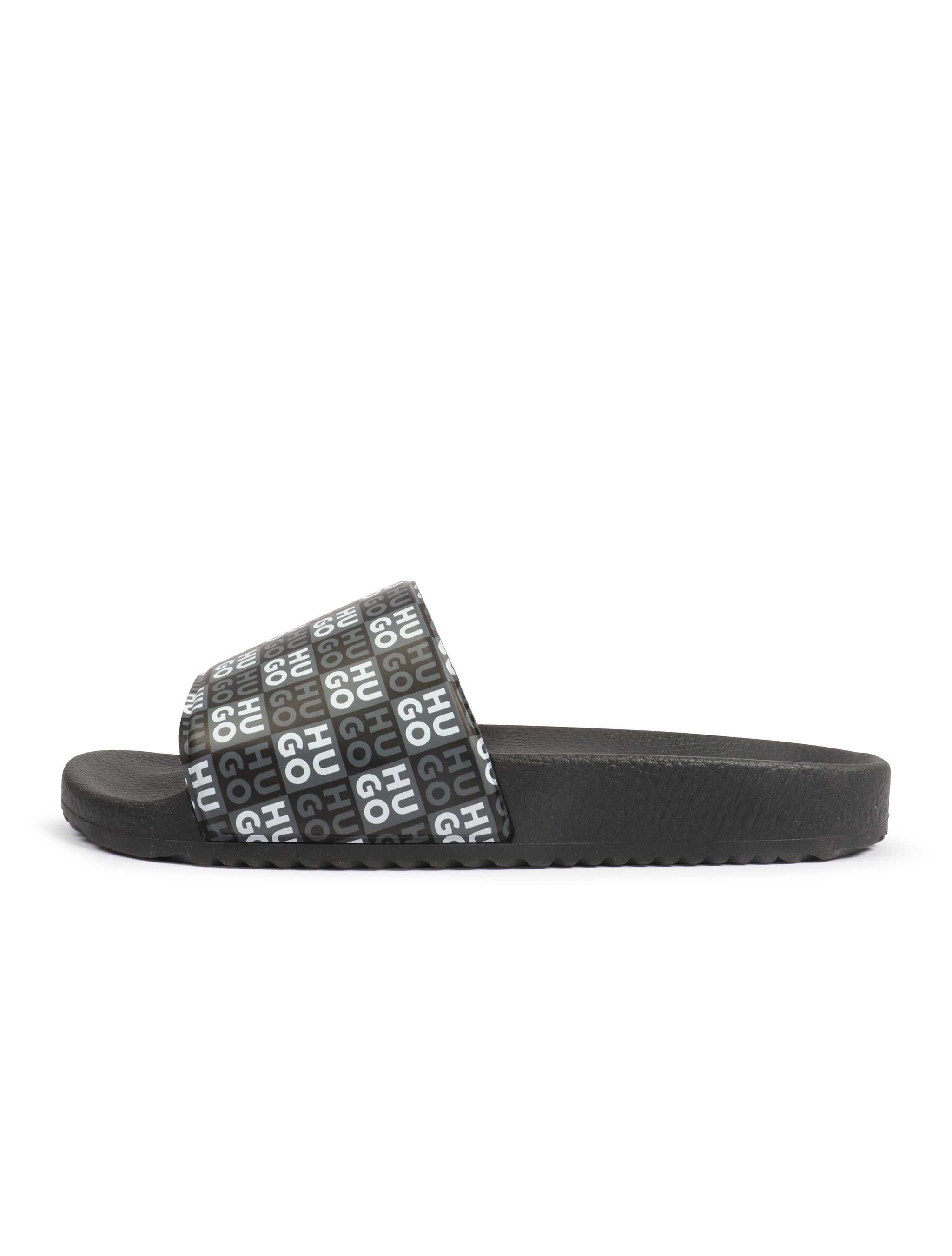 Hugo Timein Stacked Slide - Black by Denim Exchange