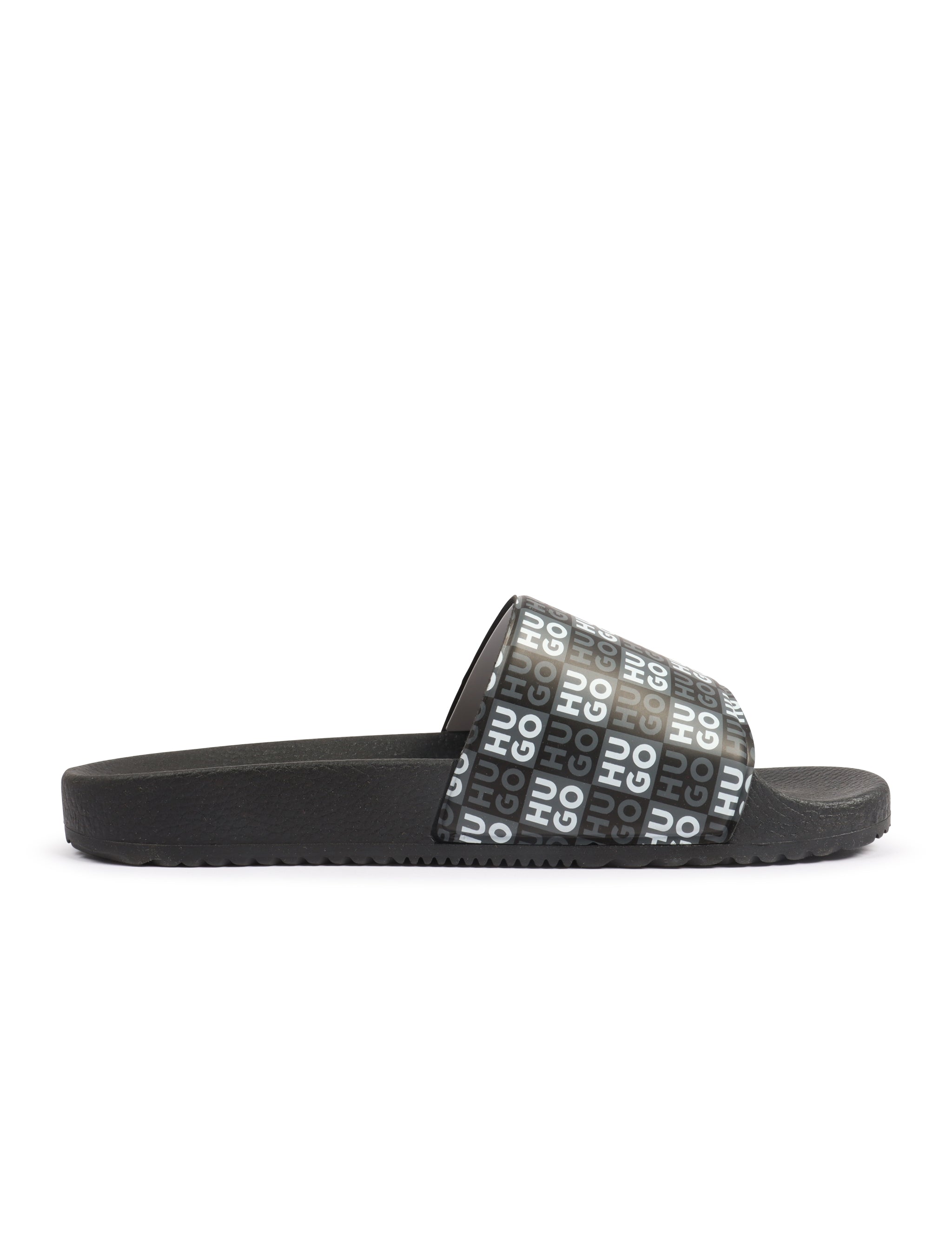 Hugo Timein Stacked Slide - Black by Denim Exchange