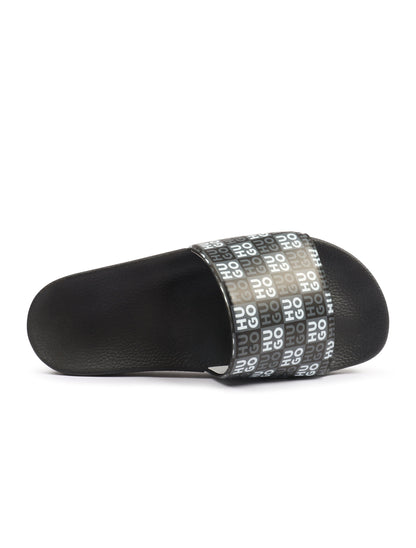 Hugo Timein Stacked Slide - Black by Denim Exchange