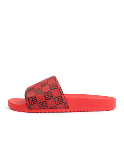 Hugo Timein Stacked Slide - Red by Denim Exchange
